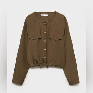 Mango jacket w pockets. Can be worn as top. Size S. Worn only ONCE! Pristine!